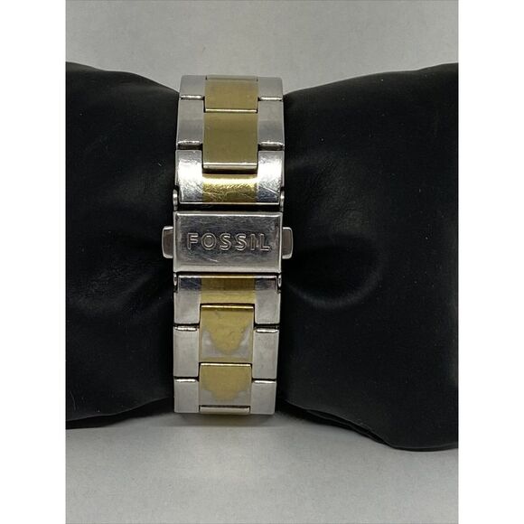 Fossil ES2944 Women's Gold Stainless Steel White Analog Dial Quartz Watch QB492 - Picture 6 of 12